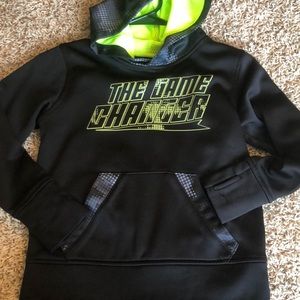 Pull over sweatshirt.